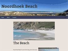 Tablet Screenshot of noordhoekbeach.co.za